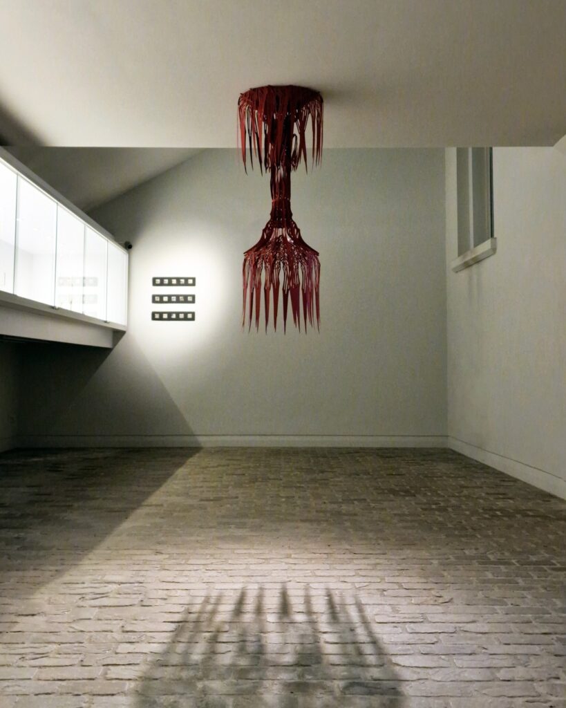 Lors de l'expo "Bring Me Art" chez BeCraft à Mons Photo: BeCraft